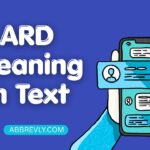 ARD Meaning in Text