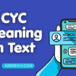 CYC Meaning in Text