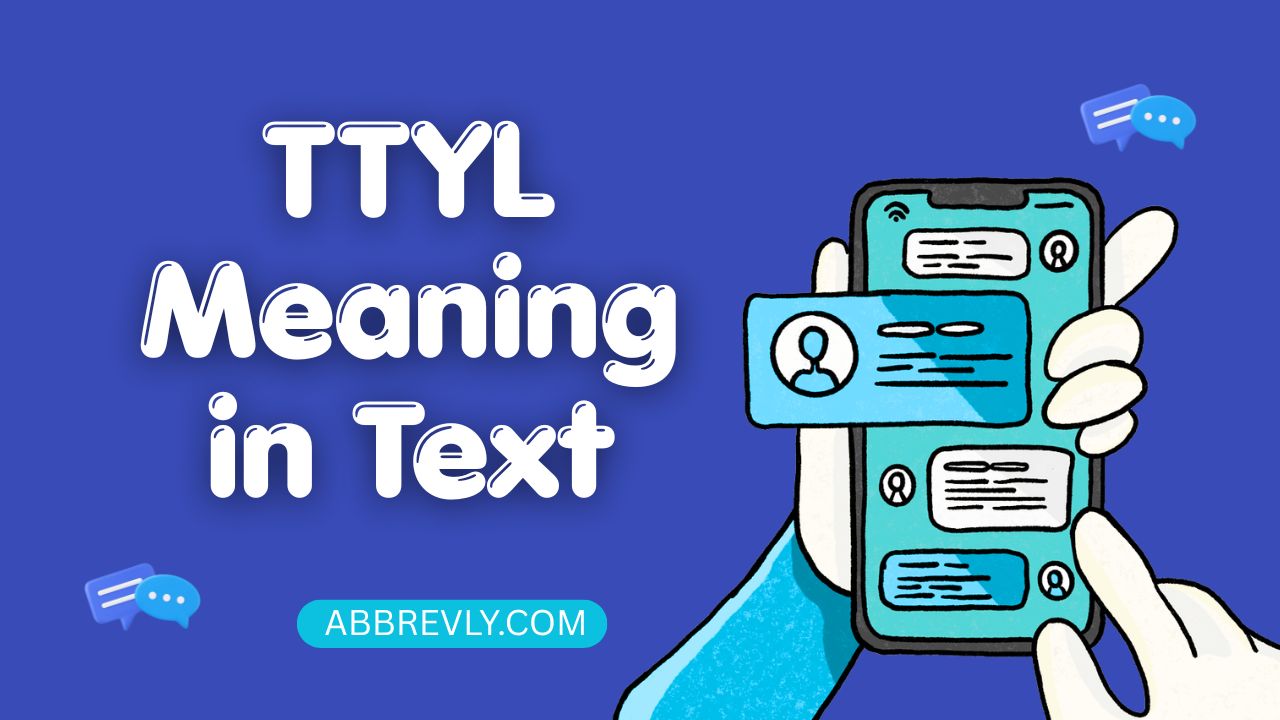 TTYL Meaning in Text