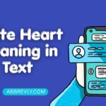 White Heart Meaning in Text