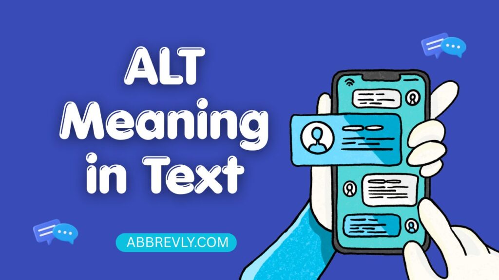 ALT Meaning in Text