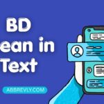 BD Mean in Text