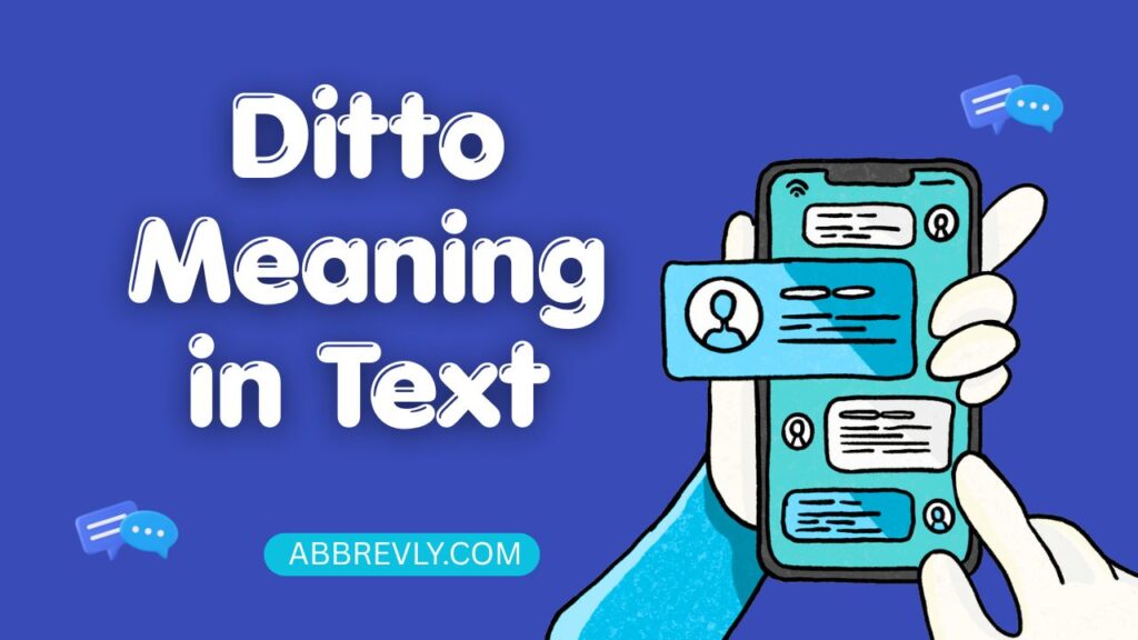 Ditto Meaning in Text