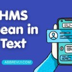 HMS Mean in Text