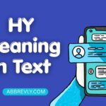 HY Meaning in Text