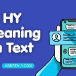 HY Meaning in Text