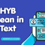 HYB Mean in Text