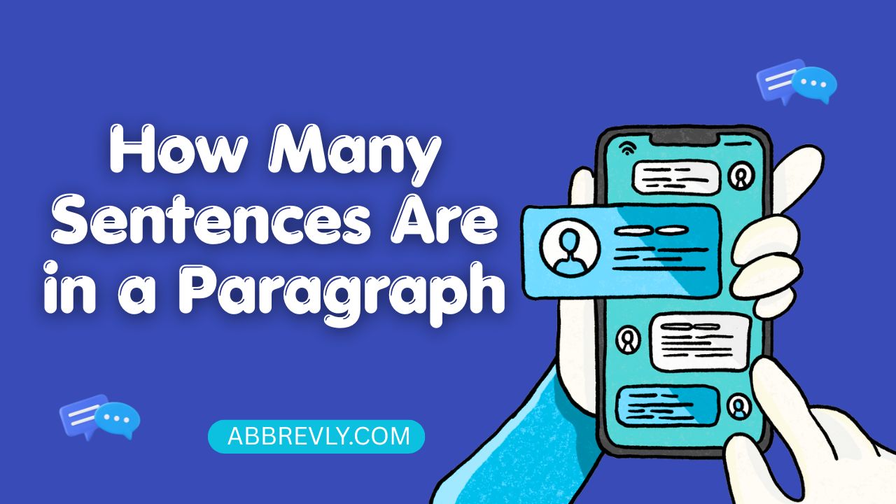 How Many Sentences Are in a Paragraph