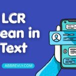LCR Mean in Text