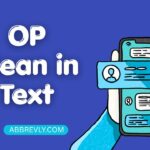 OP Mean in Text