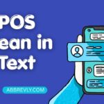 POS Mean in Text