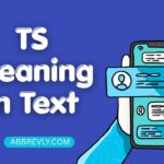 TS Meaning in Text