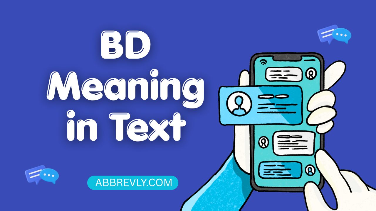 BD Meaning in Text