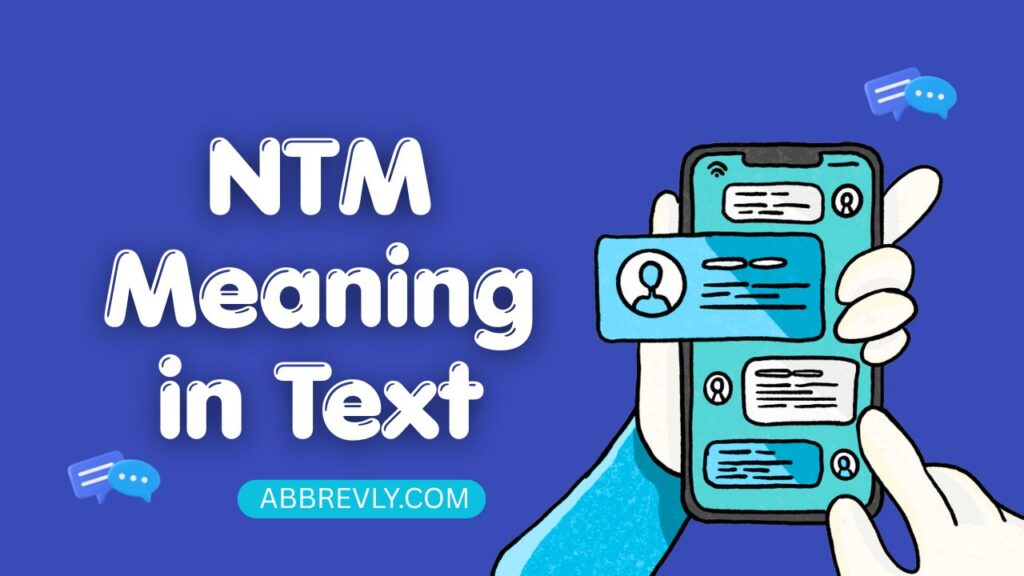 NTM Meaning in Text
