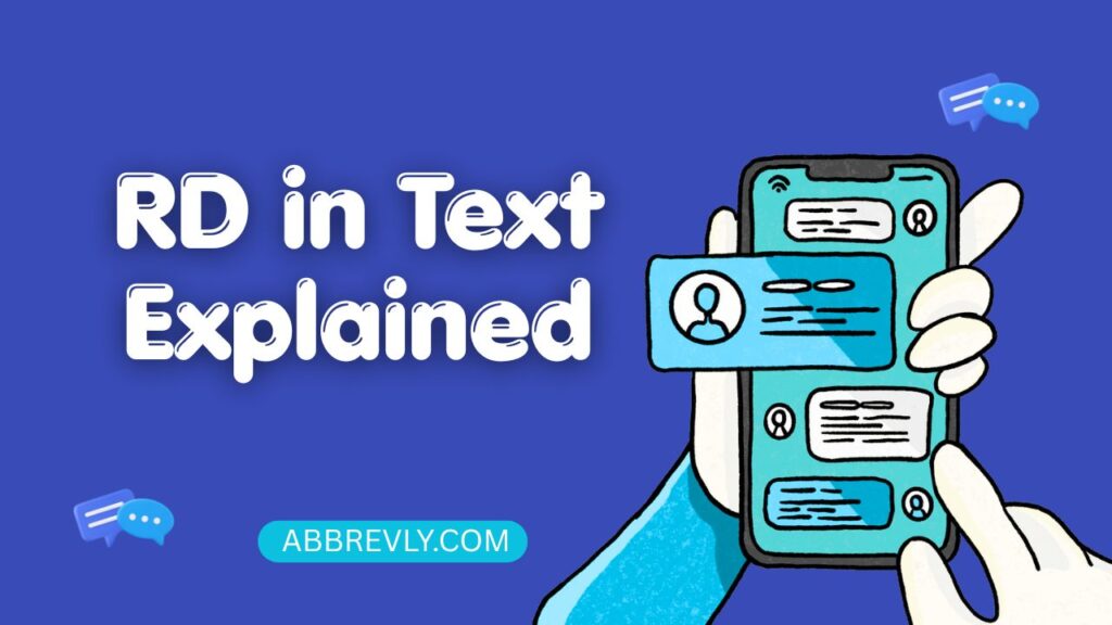 RD in Text Explained