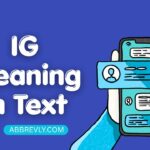 ig meaning in text