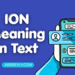 ion meaning in text