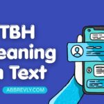 tbh meaning in text